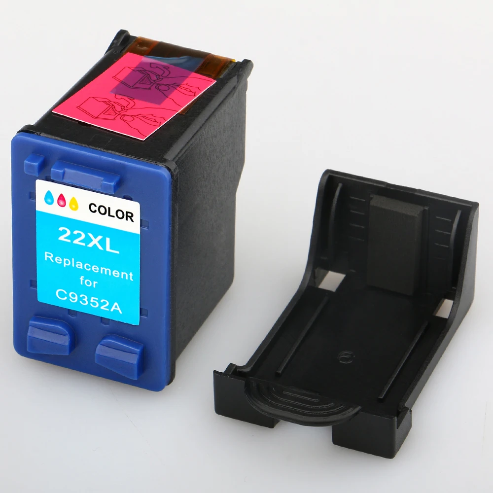 Картридж с чернилами Royek C9351A C9352A21XL 22XL 2 шт. сменный для hp 21 HP Deskjet 1530 1320 1455 3915 F2100 2300