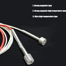 Высокотемпературный магнитный датчик температуры PT100 2B резистор Heraeus Платиновый датчик сопротивления термометр 3 ядра 1 м