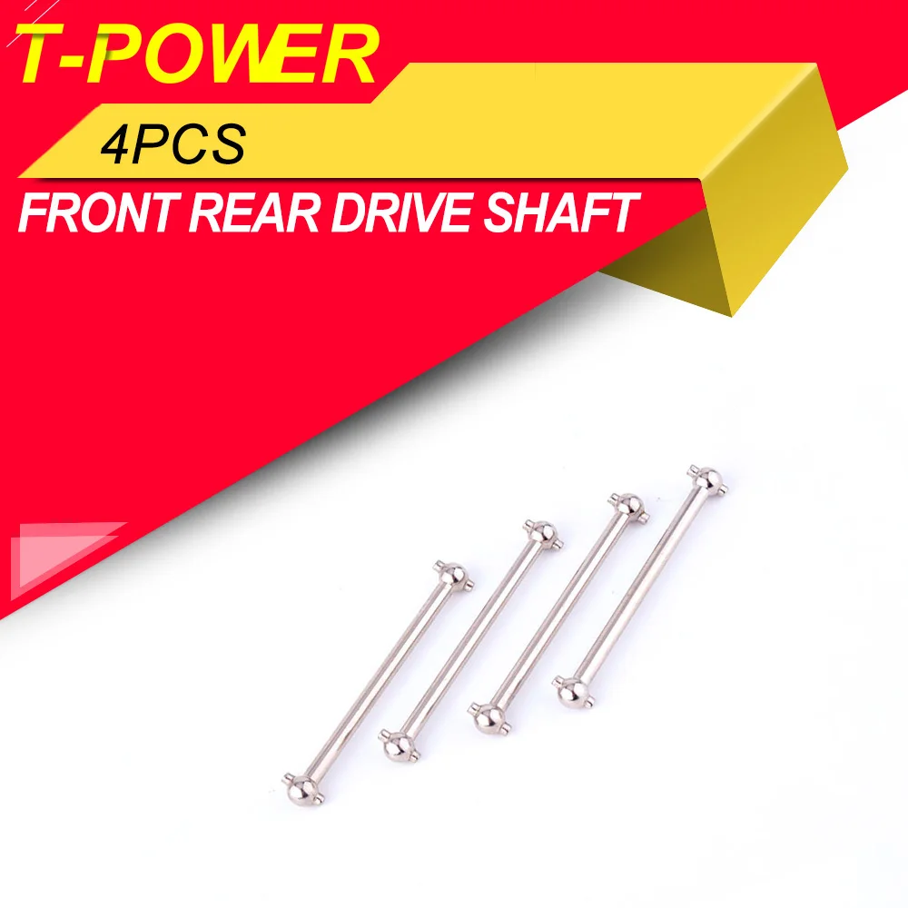 4PCS T-power Metal 50MM Front Rear Drive Shaft for Wltoys A959/A949/A969/A979/K929-B RC Car Spare Parts Kits | Игрушки и хобби