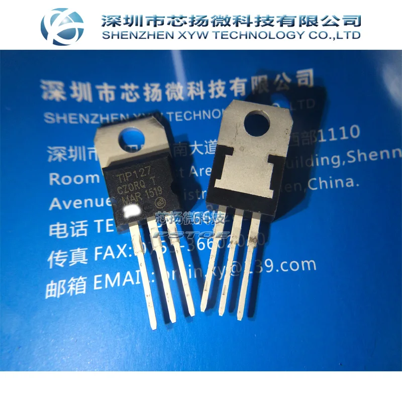 XIN YANG Electronic 100 шт./лот новый транзистор TIP127 PNP. Транзисторы Дарлингтона TO - 220 |