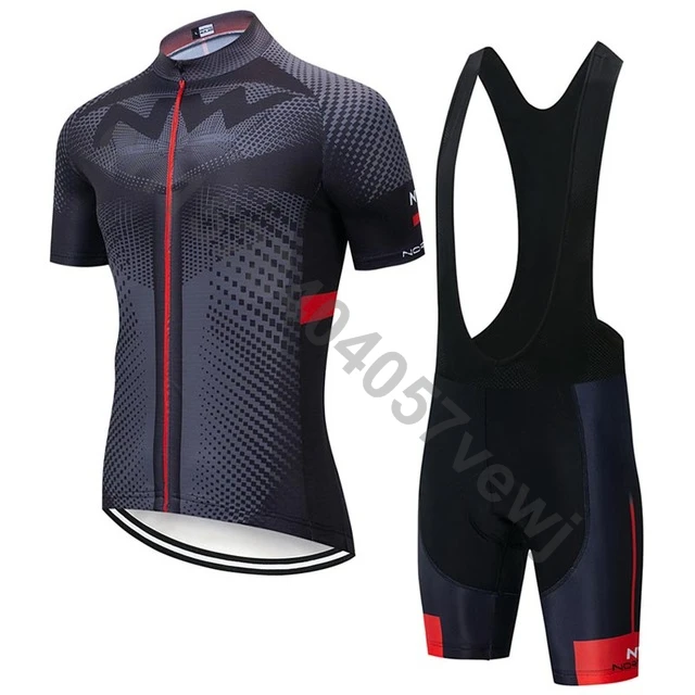 

NW 2019 new Cycling Jersey Set Summer Bicycle short sleeve Sportswear Bike cycling clothing Set Maillot Ropa Ciclismo Hombre C24