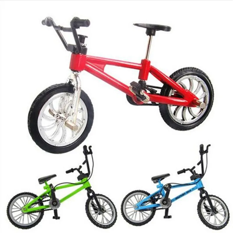 Alloy Mini Finger BMX bike toys Model Bicycle Fixie with 2 Spare Tire