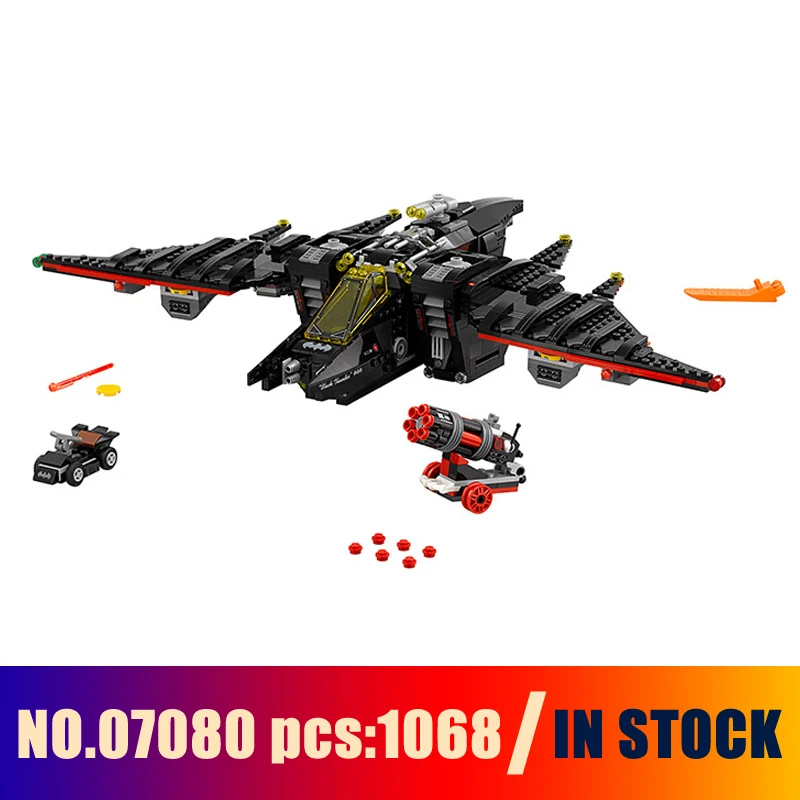 

Models Building Toy super heroes Batwing Figure 1068pcs 07080 Building Blocks Compatible Lego batman 70916 Toys & Hobbies