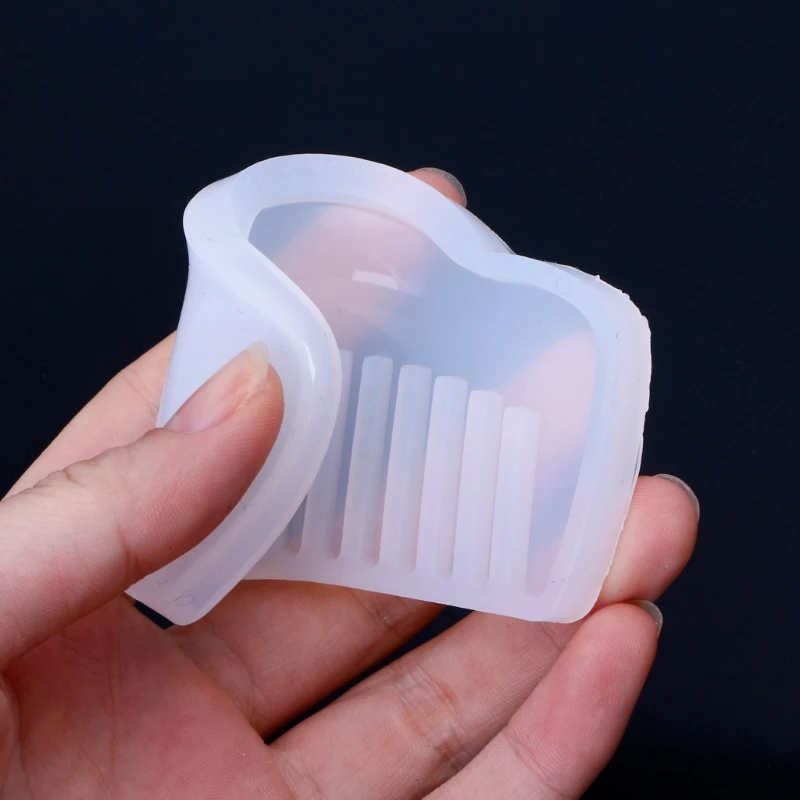 3D Прозрачная силиконовая форма для расчески формы для эпоксидной смолы для DIY ювелирных изделий