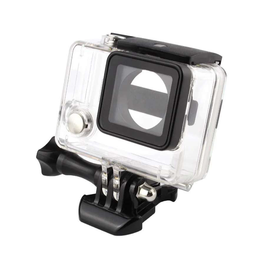 

High Transparent Diving 45m Underwater Waterproof Housing Case Cover for Gopro Hero 4 3+ 3 Action Sport Camera Accessories F3530