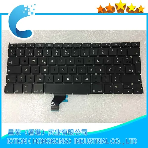 

Brand New For Macbook Pro Retina 13" A1502 SP Spanish Keyboard ME864 ME866 2013