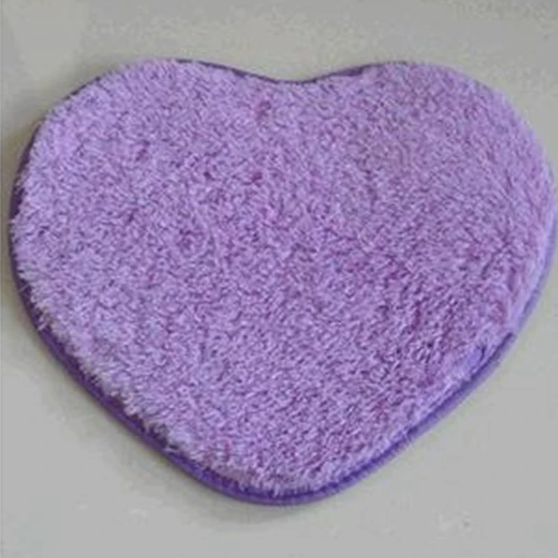 Buy Durable Heart Shaped Non Slip Soft Tufted Mat