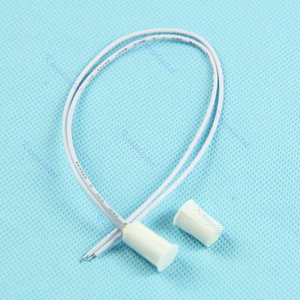 

1pc White Window and Door Recessed Magnetic Contacts Security Reed Switch Alarm for Door and Window Drop Shipping