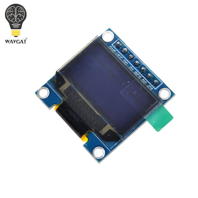 Светодиодный модуль SPI OLED 0 96 дюйма 1 шт. желтый синий двойной цвет 128X64 7Pin драйвер