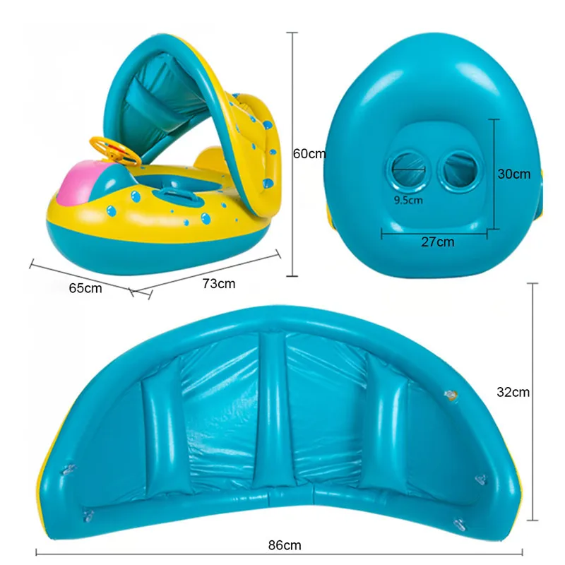 Летняя Безопасность детей малышей плавательный бассейн надувной плавающий круг игрушки сиденье лодка плавание ming бассейн и аксессуары