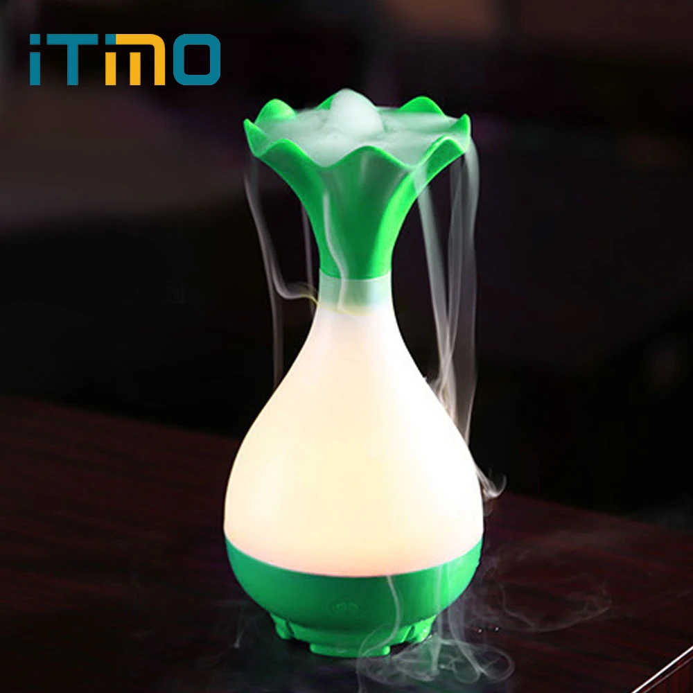 

iTimo Table Lamp Humidifier Air Purifier Aromatherapy Essential Oil Diffuser Mist Maker USB Home Office Usage Desk Lamp