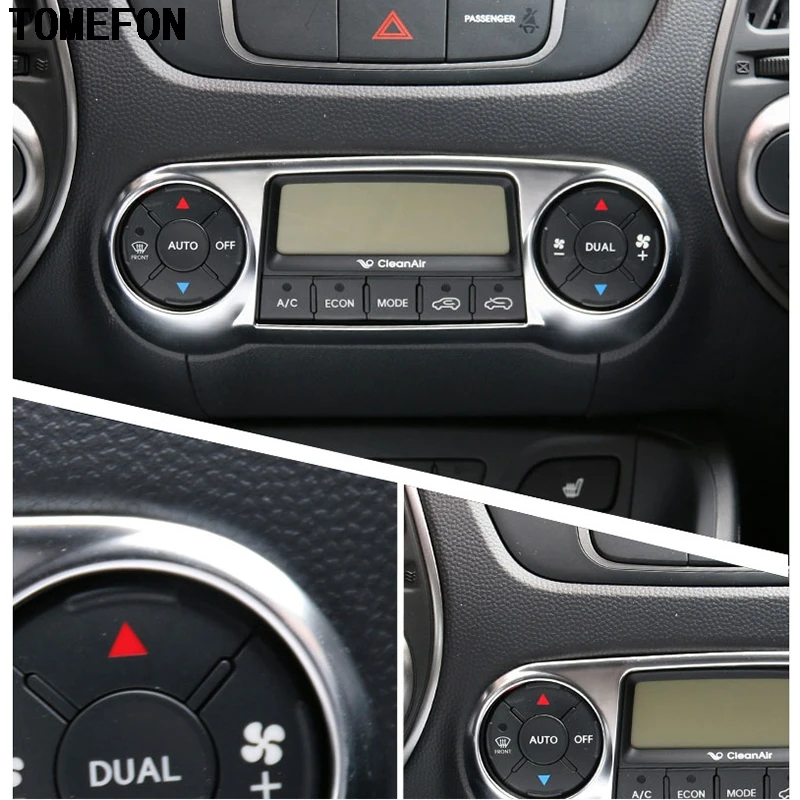 FOR HYUNDAI IX35 TUSCON 2011 2012 2013 CHROME INSIDE font b INTERIOR b font CENTER CONTROL