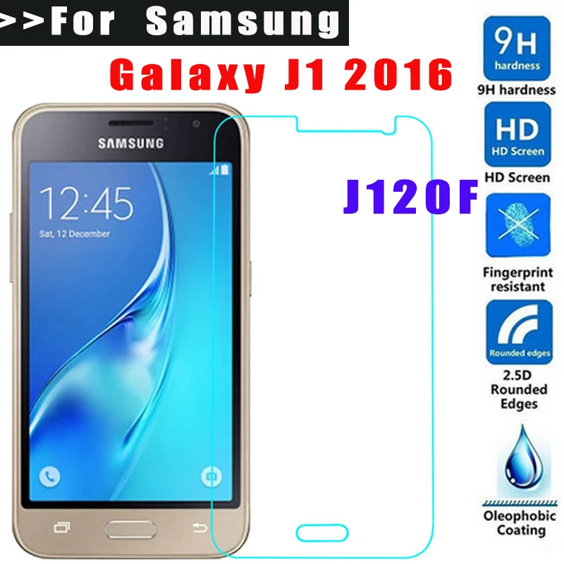 2.5D Закаленное стекло для samsung Galaxy J1 J120F SM-J120F Защитная пленка для мобильного телефона для samsung J 120F J120F J120