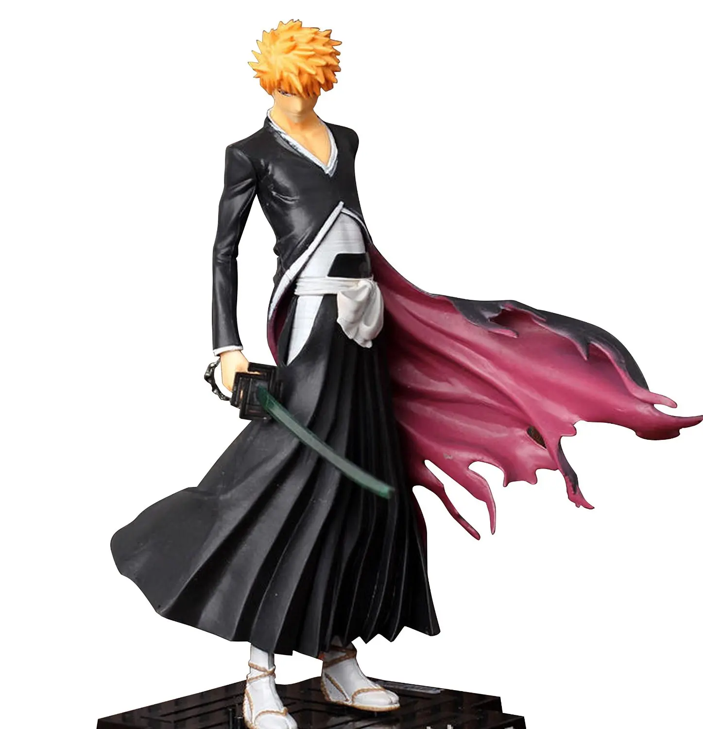 Экшн фигурки Kurosaki Ichigo GK с замком Zangetsu ПВХ бесплатная доставка|kurosaki ichigo|japanese animeanime