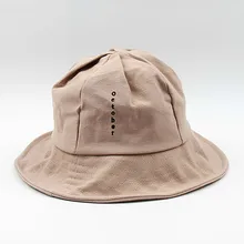 [EWQ] Новинка лета Модная белая вышивка с надписями дизайн купольные верхние кепки дамская модная Рыбацкая шляпа BA378