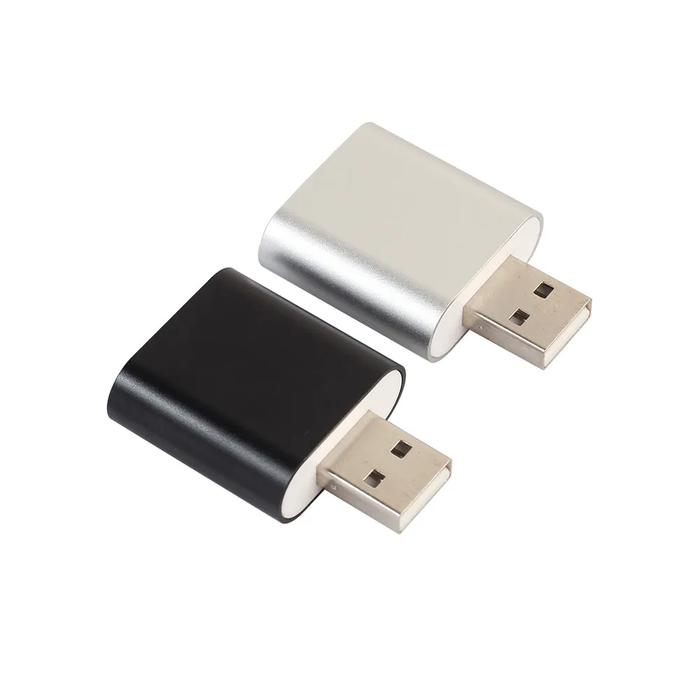 Внешняя звуковая карта USB аудиоадаптер 3D Звуковая 7 1 к 3 5 мм микрофону разъем для
