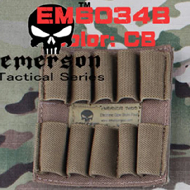 Emerson gear тактический военный светильник с палкой Чехол Molle Utility Emerson тактический Пейнтбол боевое снаряжение EM6034 черный Мультикам