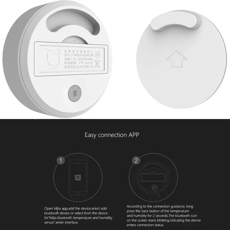 Оригинальный Bluetooth датчик температуры и влажности Xiaomi Mijia цифровой термометр с ЖК