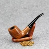 New Rosewood Smoking Pipe Set Baseball Bat Design Presser for Tobacco Pipes 9mm Filter Handmade Wood Pipe Wood Stand ► Photo 3/6