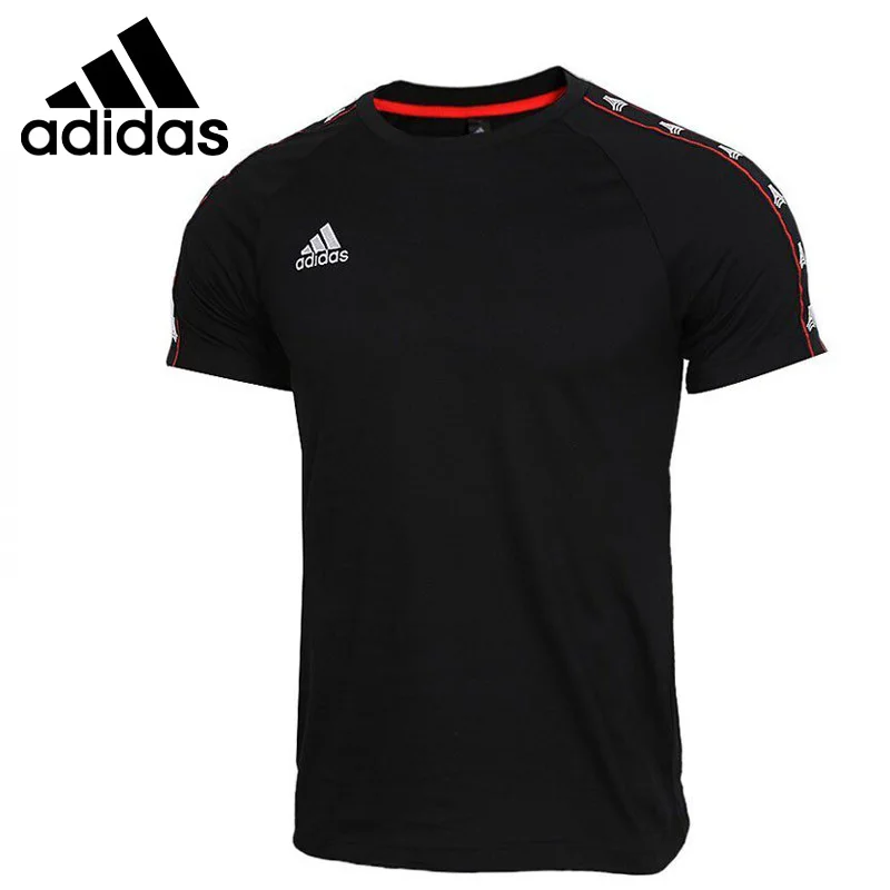 Новинка оригинальный ленточный тройник Adidas TAN для мужчин футболки с коротким