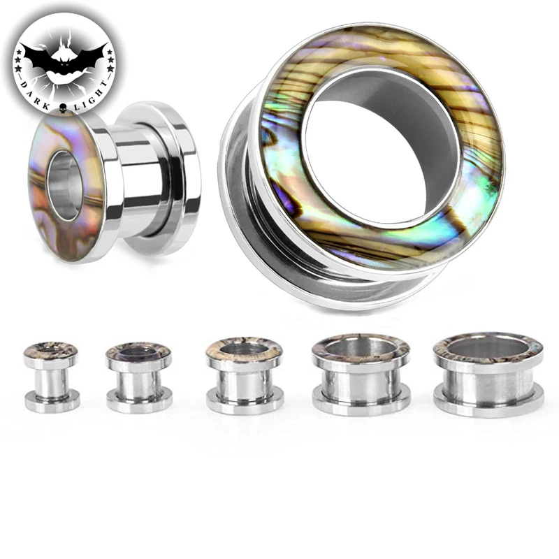 Buy Dark Light 1 Pair Hollow 316L Stainless Steel Ear