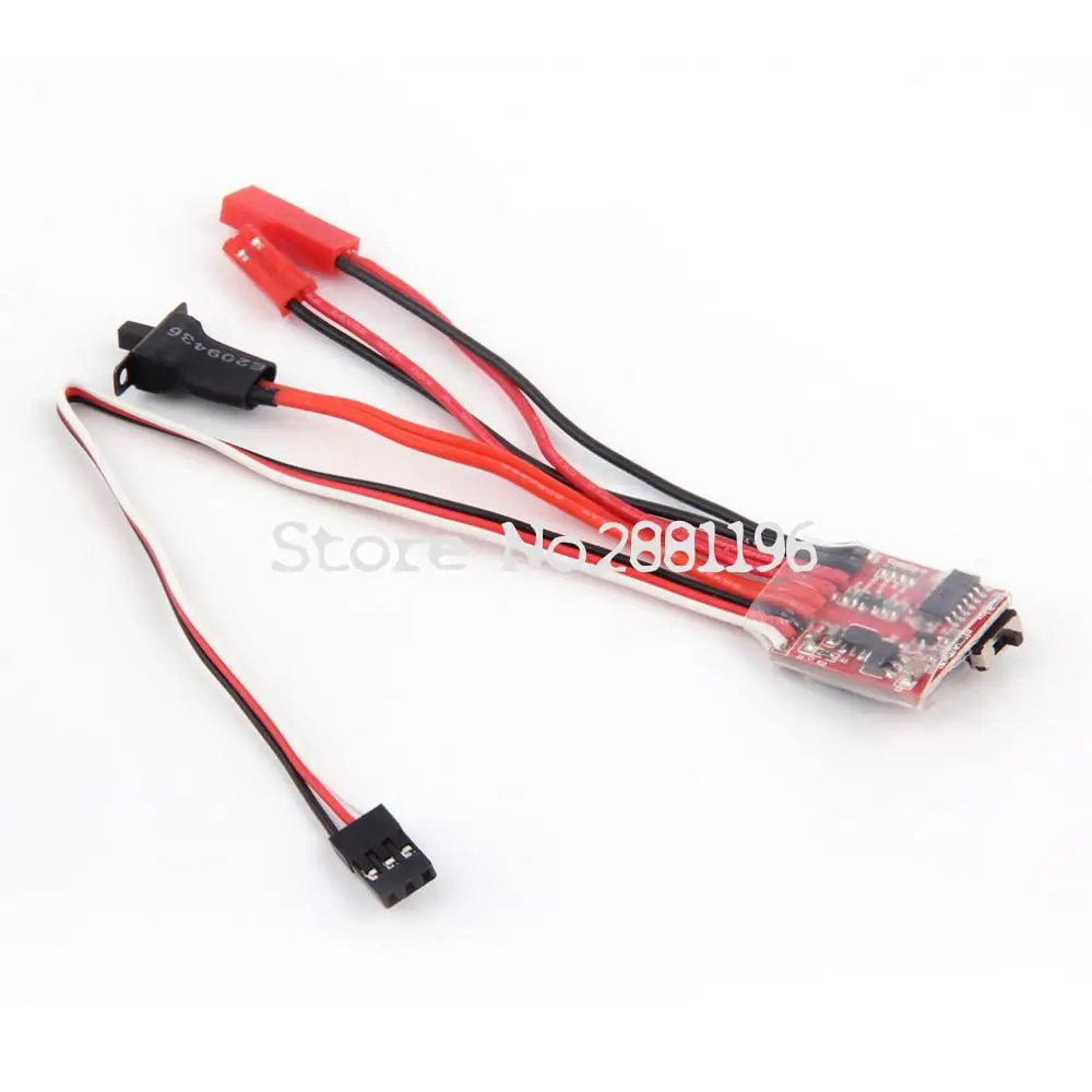 RC ESC 10A 20A 30A Brush Motor Speed Controller w/ Brake for RC Car Boat Tank New Sale