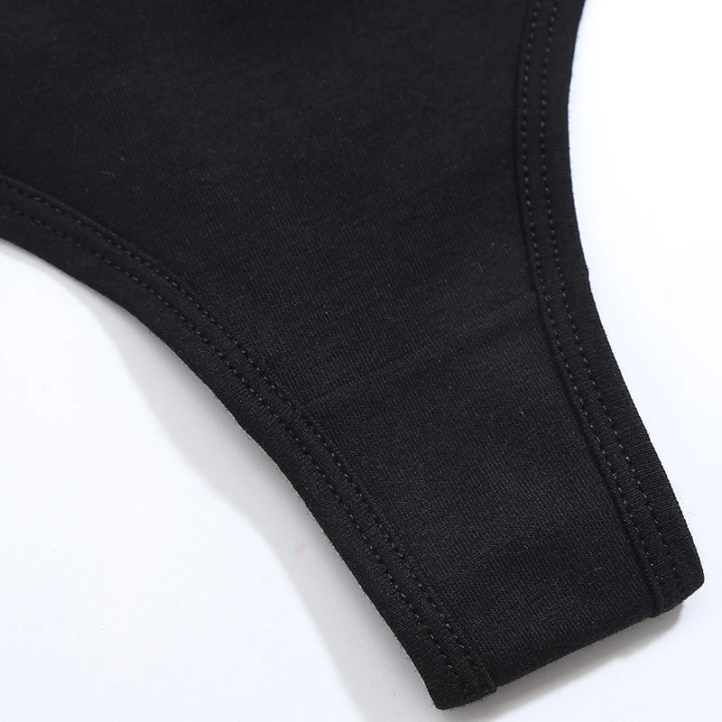 5 pcs/lot Women's Intimates Panties G-Strings Thongs Tangas cotton Sexy Women lingerie size S-XL