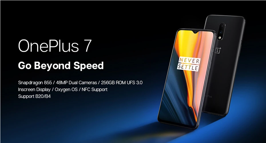 Мобильный телефон Oneplus 7, 12 Гб ОЗУ, 6,41 дюймов, 2340x1080 P, Восьмиядерный процессор Snapdragon 855, 12 Гб ОЗУ, 256 Гб ПЗУ, камера 48 МП, 4G LTE, NFC