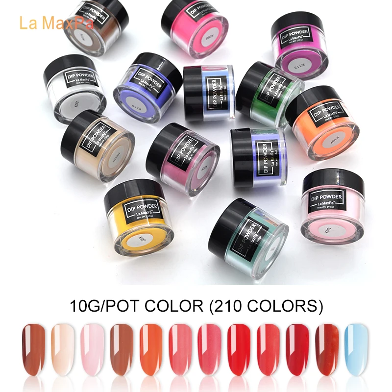 LaMaxPa Dip Powder No Lamp Cure Nails Dipping Powders Summer Natural
