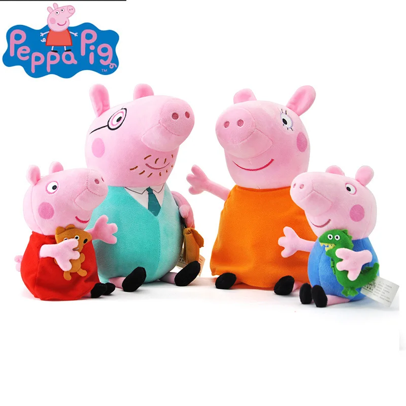 Peppa pig 30/46 куклы мягкие игрушки куклы плюшевые игрушки Peggy George динозавр кукла набор куклы Peggy семья четыре девочки игрушка в подарок