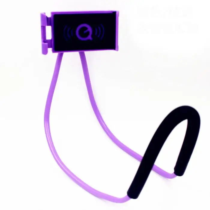 Гибкий Мобильный держатель телефона Подставка ленивый подвесной шейный держатель Подставка для телефонов кронштейн для iPhone Xiaomi huawei JLRJ88