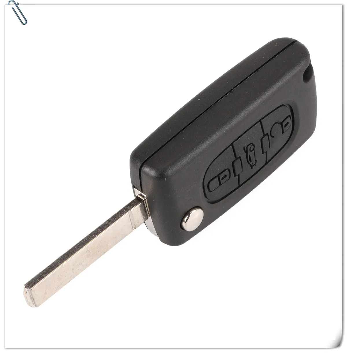 Keyforkess 433Mhz ID46 ASK FSK chiave auto per peugeot 207 307 407 208 308 408 607 Partner Remote Key 3 pulsanti CE0523 Ce0536 - HTB1YH7ZcwKG3KVjSZFLq6yMvXXaA
