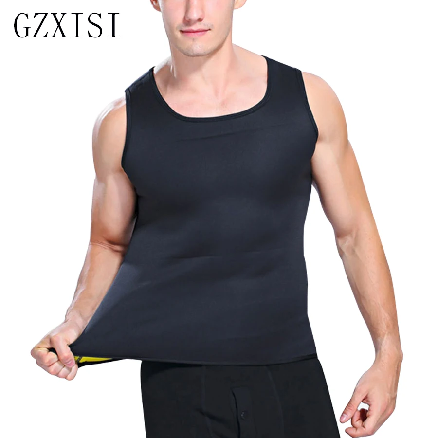 Neoprene Mens Corset Vest Shaper Belt Burn Fat Underwear Lose Weight Vest As Seen On Tv