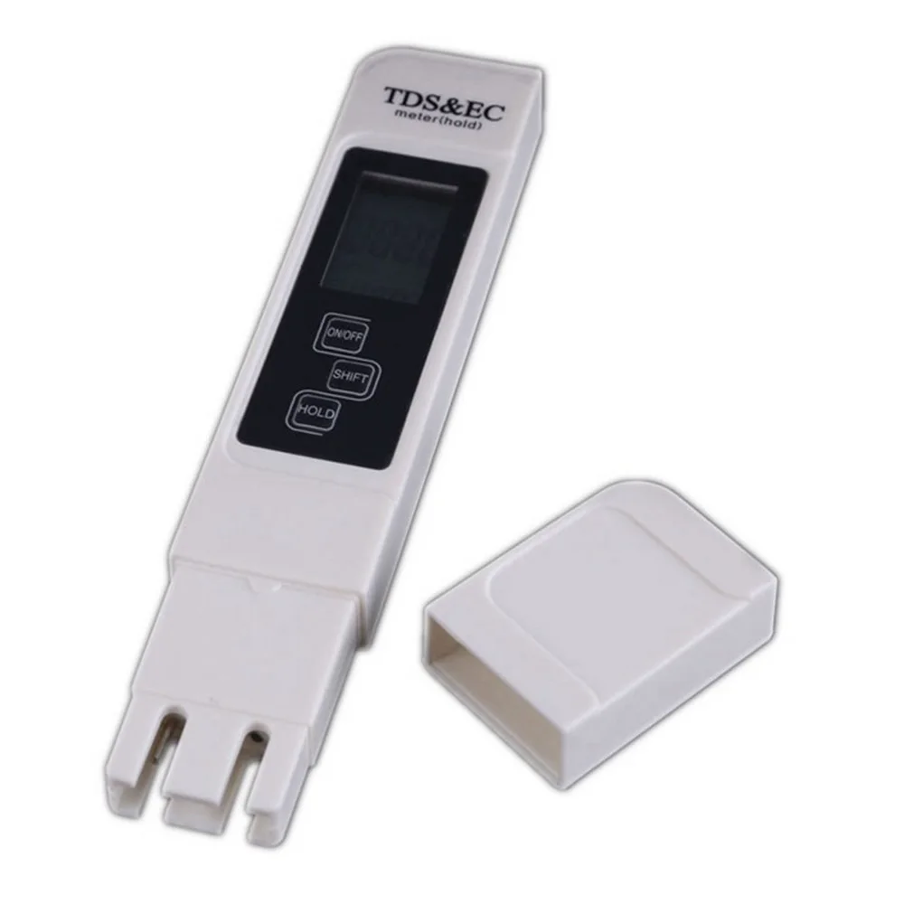 

1 PH Meter Ph Paper Test Portable Digital 0.00-14.0 Tester EC&TDS Meter Thermometer 0-9999us/cm 0-5000ppm 0.1-80.0degree