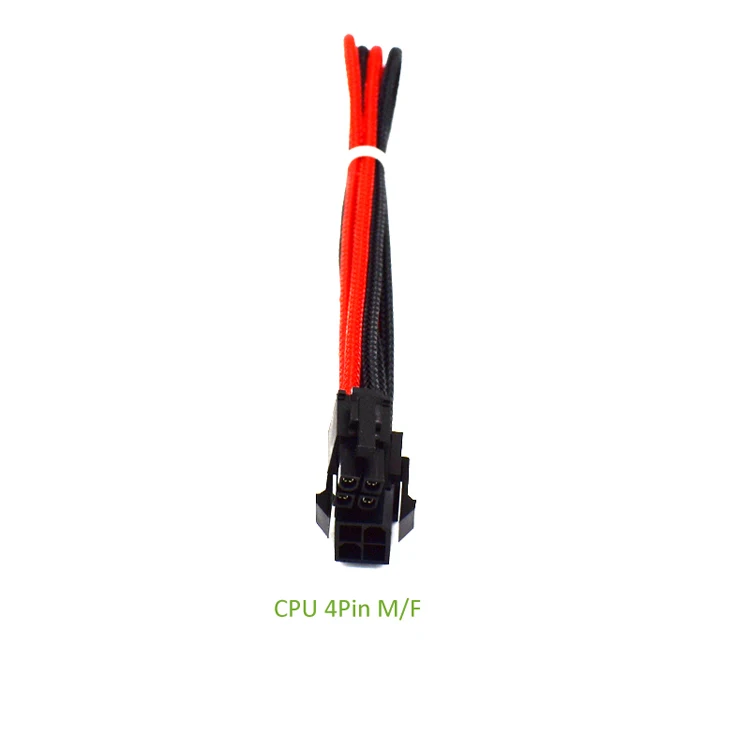 atx pcie cable nylon sleeved (5)