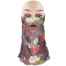 Windproof Soft Women Breathable Mask Half-face Lady Mask  Riding Bike Bicycle Mask Sunscreen Neck Protection Mask Scarf MS014