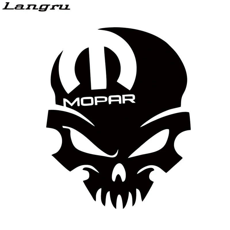Виниловая наклейка Mopar с изображением черепа стикер для графического окна