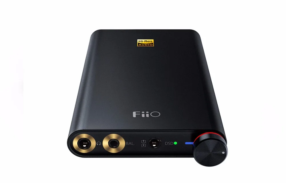 Усилитель для наушников Fiio Q1 Mark II Hi Res аудио Native DAC DSD XMOS 384 кГц/32 бит Iphone /iPad/ПК AK4452