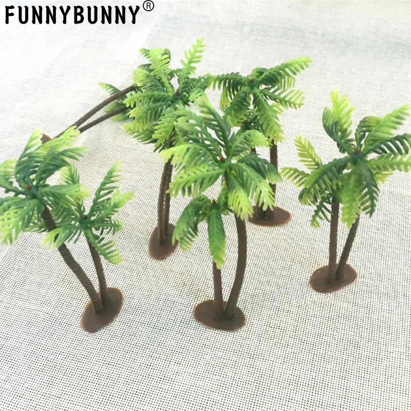 FUNNYBUNNY Palm Trees with Coconuts Cake/Cupcake Toppers 1 pcs by
