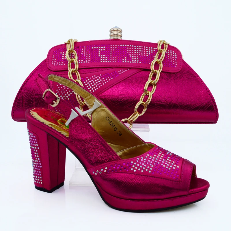 Fuchsia shoes and bag Clearance