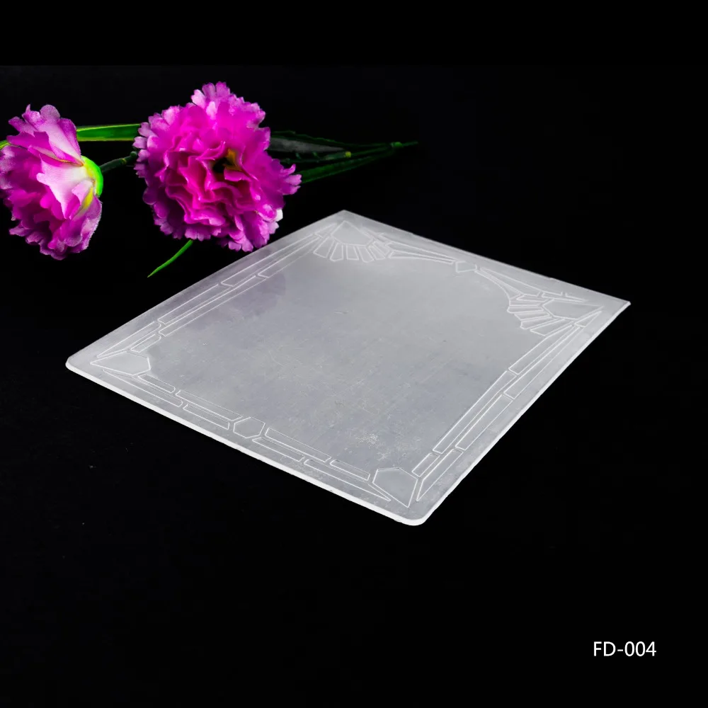 Новое поступление скрапбукинга красивая рамка дизайн DIY бумага резки Скрапбукинг пластиковый с тиснением папка