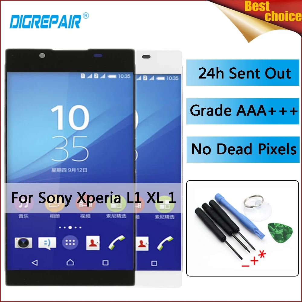 

For Sony Xperia L1 XL 1 LCD Display Digitizer Touch Screen For Sony Xperia L1 LCD Assembly Replacement Parts For Sony L1 Screen