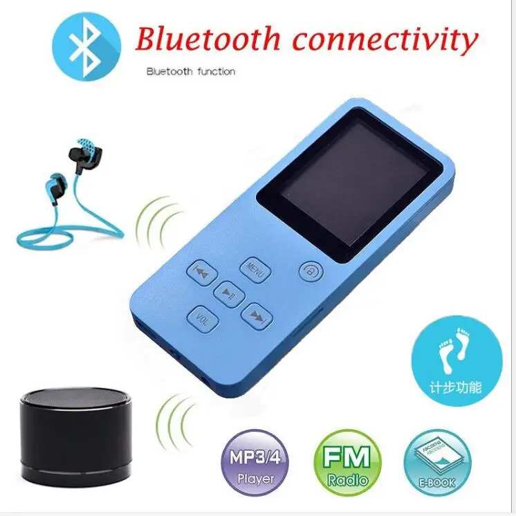 MPLSBO MP4 Bluetooth Hi-Fi 8 ГБ 16 г 32 ГБ MP3 MP4 плеера 1," TFT Экран Поддержка ПЕДО метр электронная книга FM радио голос Регистраторы