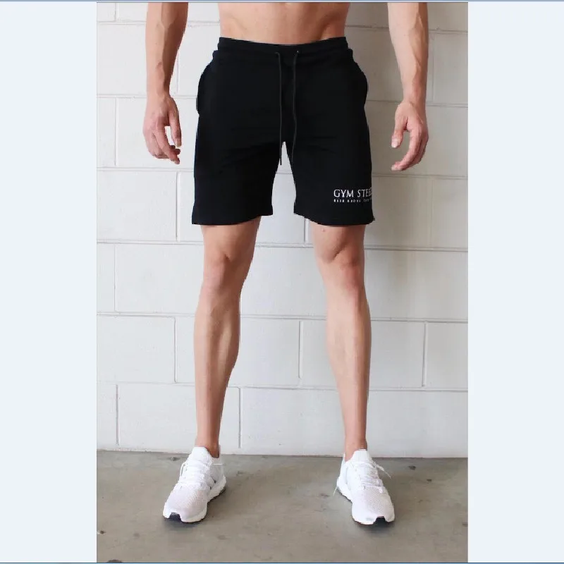 DERMSPE летние мужские Шорты Jogger Фитнес модные Повседневное тренажерные залы джоггеры тренировки Бодибилдинг бренд укороченные штаны пот