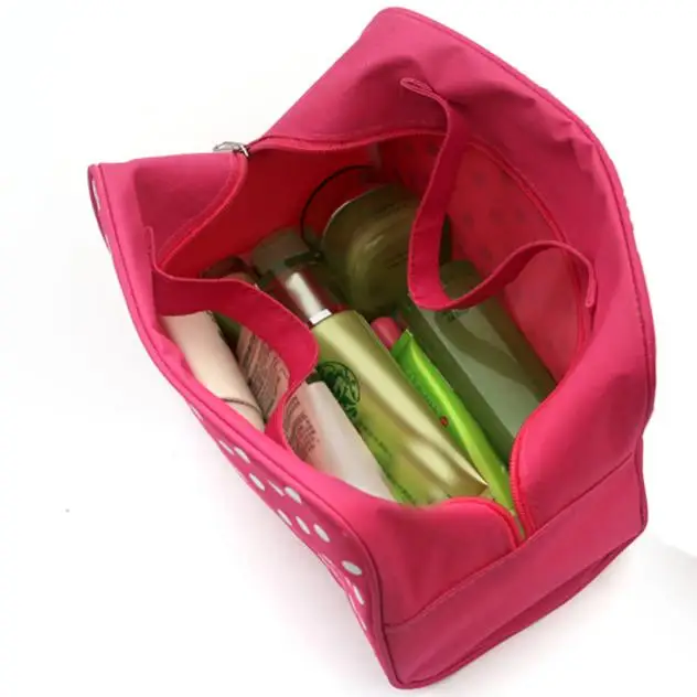 Aelicy точка Портативный косметичка косметический чехол для путешествий дамы молния Ванна сумка для хранения большие сумки-косметички для макияжа