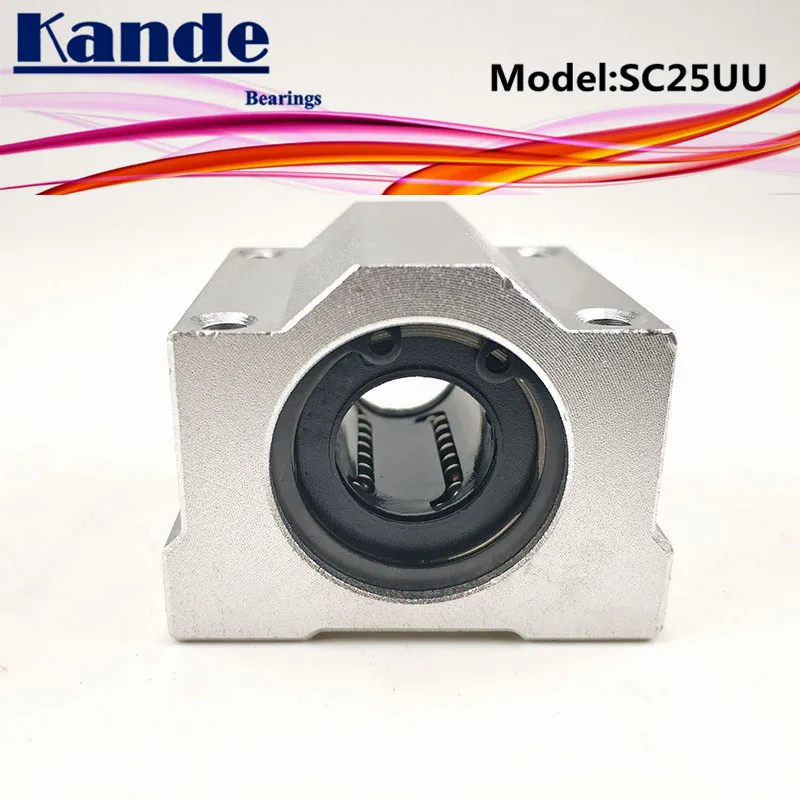 Palier Linéaire à Billes SCS25LUU 25mm - Coulisseau Pour CNC/tour - Stock US