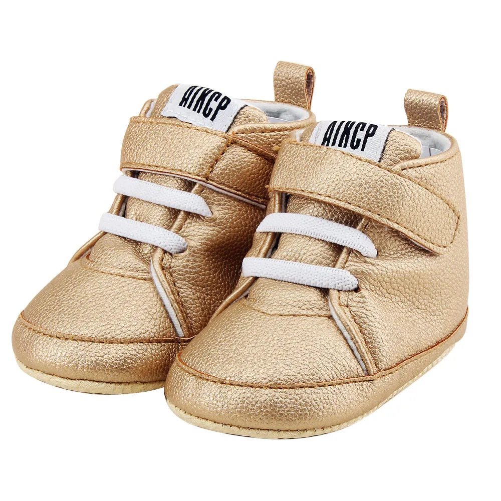 MUQGEW Baby high help walking shoes JD0328 Toddler Girls Boys Crib