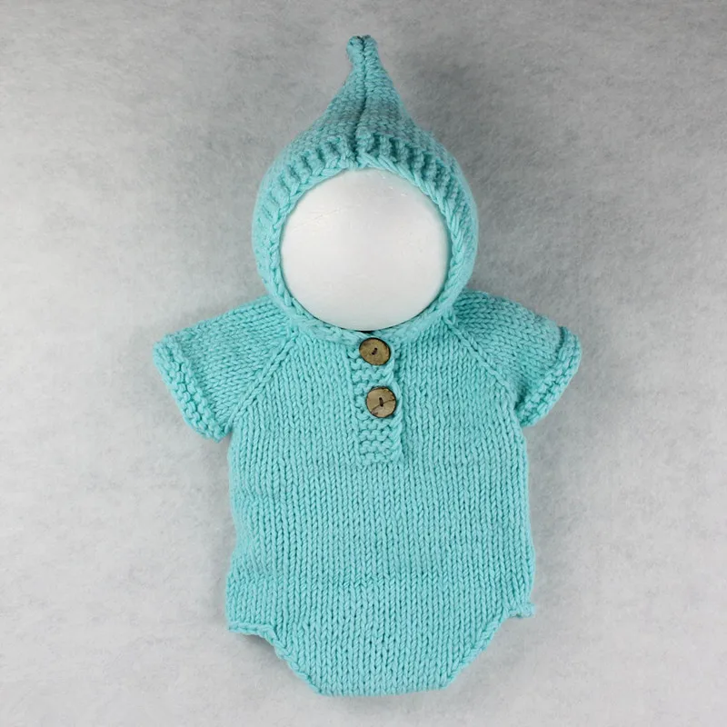 Baby Boy Photography Props Baby Costumes Photo Accessories Baby Girl Knit Clothes Infant Photo Accessory Crochet Baby Gifts 3-6M