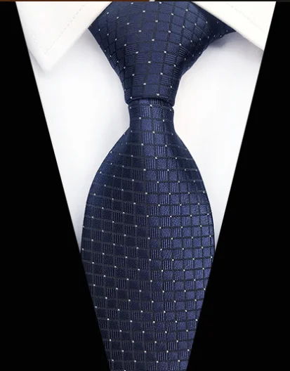 Новые стили Пейсли галстуки в клетку для мужчин классические бизнес высокой плотности горошек узор галстук роскошные свадебные аксессуары - Цвет: TG-01