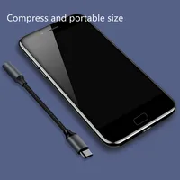 כבל usb 2pcs יחד מתאם סוג C 3.5 ג